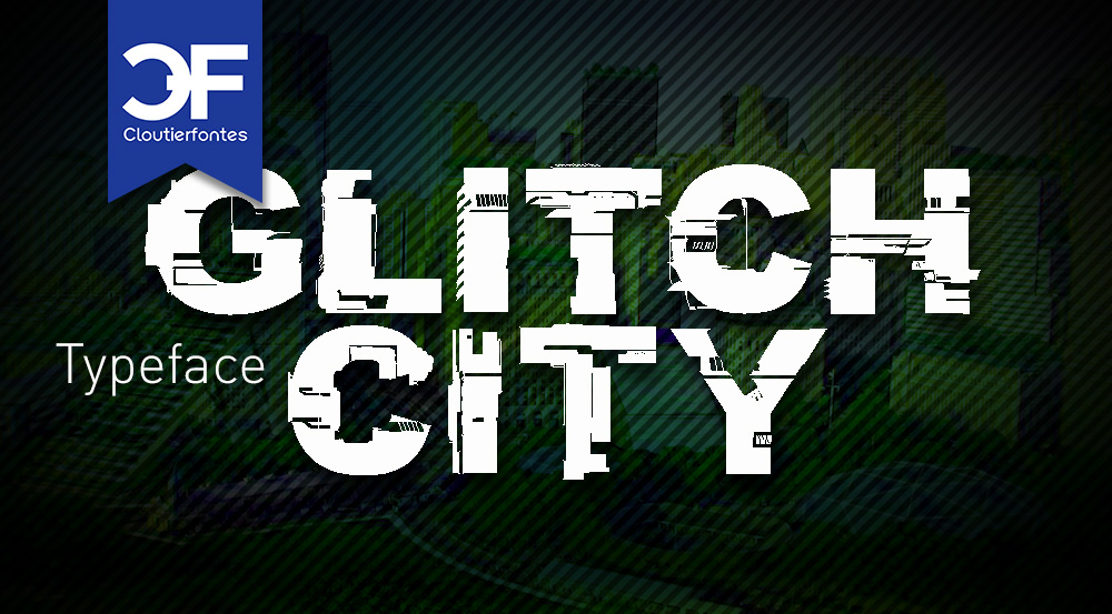 CF Glitch City font